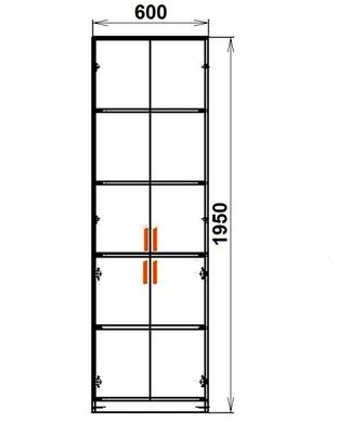 Шкаф «КШ-6», Нимфея Альба