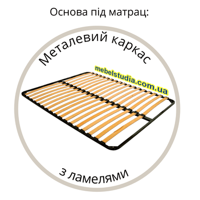 Тео Кровать 1,6 (без матраса), Артвуд Светлый + Чёрный