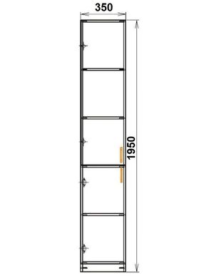 Шкаф «КШ-9», Нимфея Альба